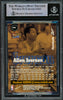 Allen Iverson Autographed 1997-98 Skybox Premium Reebok Gold Card #100 Philadelphia 76ers Beckett BAS Witnessed #16562960