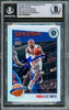 Allen Iverson Autographed 2019-20 Hopps Premium Stock Prizms Silver Card #285 Philadelphia 76ers Beckett BAS Witnessed #16563047