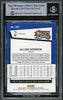 Allen Iverson Autographed 2019-20 Hopps Premium Stock Prizms Silver Card #285 Philadelphia 76ers Beckett BAS Witnessed #16563047