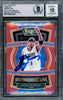 Allen Iverson Autographed 2021-22 Select Company Prizms Red Card #3 Philadelphia 76ers Auto Grade Gem Mint 10 Beckett BAS Witnessed #16562534