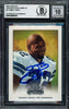 Emmitt Smith Autographed 2002 Donruss Gridiron Kings Samples Card #21 Dallas Cowboys Auto Grade Gem Mint 10 Beckett BAS #16898203