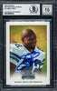 Emmitt Smith Autographed 2002 Donruss Gridiron Kings Samples Card #21 Dallas Cowboys Auto Grade Gem Mint 10 Beckett BAS #16898202