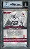 Emmitt Smith Autographed 2015 Panini Spectra Neon Blue Card #44A Arizona Cardinals Auto Grade Gem Mint 10 #27/49 Beckett BAS #16891203