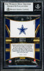 Emmitt Smith Autographed 2019 Select Prizms Tri-Color Card #197 Dallas Cowboys #166/199 Beckett BAS #16900756
