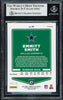 Emmitt Smith Autographed 2021 Donruss Optic Orange Scope Card #25 Dallas Cowboys #35/79 Beckett BAS #16901141