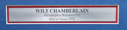 Philadelphia Warriors Wilt Chamberlain Autographed Framed Blue 1961-62 Mitchell & Ness Jersey JSA & PSA/DNA #AP30127