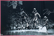 Michael Jordan Autographed Framed 18x36 'We Have Lift Off' Photo Chicago Bulls #1/123 UDA Holo #BAM86280