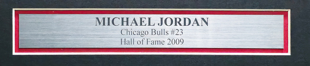Michael Jordan Autographed Framed 18x36 'We Have Lift Off' Photo Chicago Bulls #112/123 UDA Holo #BAM142310