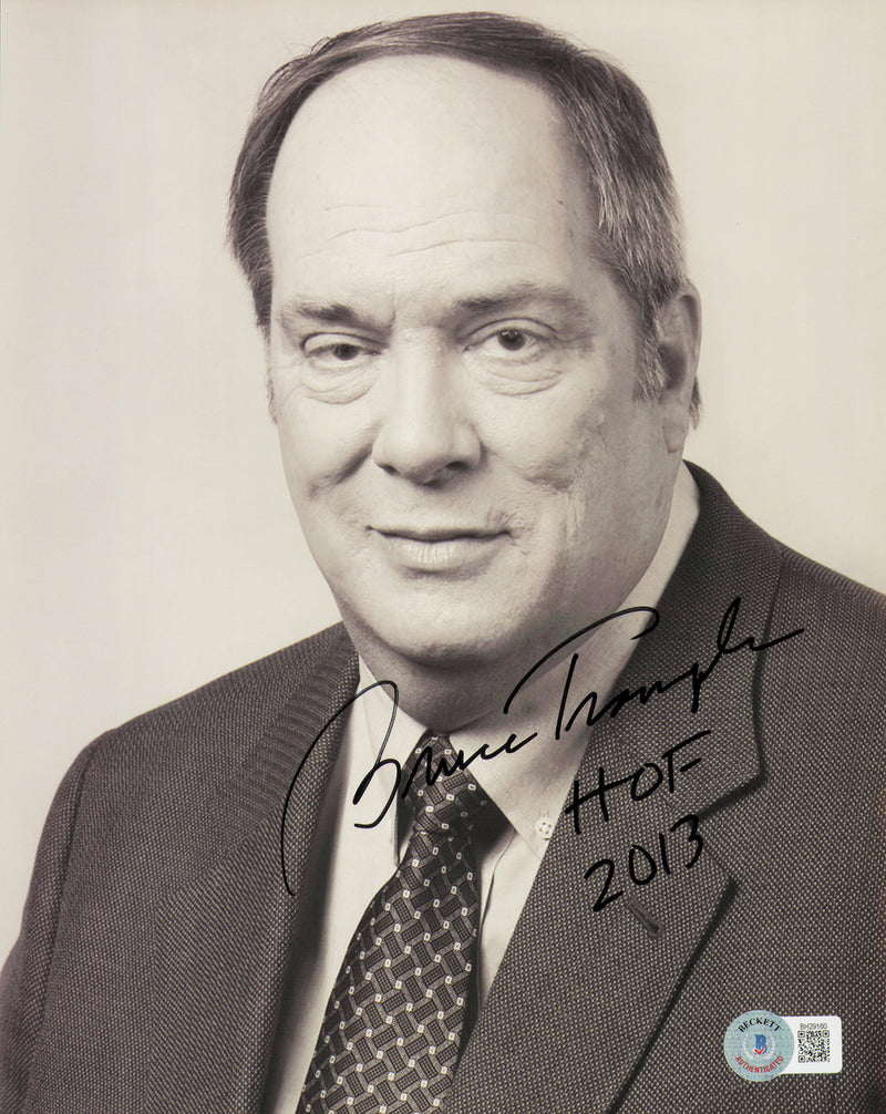 Bruce Trampler Autographed 8x10 Photo Matchmaker "HOF 2013" Beckett BAS QR #BH29160
