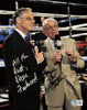 Barry Tompkins & Steve Farhood Autographed 8x10 Photo Announcer Beckett BAS QR #BH29130