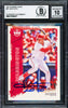Juan Soto Autographed 2021 Donruss Diamond Kings Card #87 New York Mets Auto Grade Gem Mint 10 Beckett BAS Stock #233984