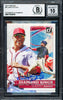 Juan Soto Autographed 2022 Donruss Diamond Kings Card #20 New York Mets Auto Grade Gem Mint 10 Beckett BAS Stock #233986