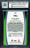 Russell Wilson Autographed 2012 Topps Finest Rookie Card #140 Seattle Seahawks Auto Grade Gem Mint 10 Beckett BAS Stock #220158