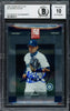 Ichiro Suzuki Autographed 2002 Donruss Elite Card #3 Seattle Mariners Auto Grade Gem Mint 10 Beckett BAS Stock #220247