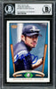 Ichiro Suzuki Autographed 2002 Topps 206 Card #T206-19 Seattle Mariners Beckett BAS Stock #220253