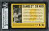 Ichiro Suzuki Autographed 2002 Upper Deck Vintage Sandlot Stars Card #SS3 Seattle Mariners Beckett BAS Stock #220258