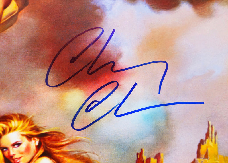 Chevy Chase Autographed 27x40 Vacation Movie Poster Clark Griswold Beckett BAS Witness Stock #233725