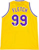 Fletch Chevy Chase Autographed Yellow Jersey Beckett BAS Witness Stock #233717
