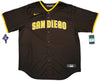 San Diego Padres Fernando Tatis Jr. Autographed Brown Nike Jersey Size XL Beckett BAS Witness Stock #207927