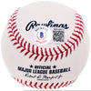 Jim Thome Autographed Official MLB Baseball Cleveland Indians "HOF 18" Beckett BAS Witness Stock #207969