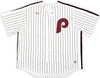 Philadelphia Phillies Mike Schmidt Autographed White & Red Nike Cooperstown Collection Jersey Size XXL Beckett BAS QR Stock #219043