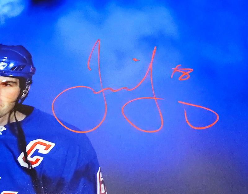 Jaromir Jagr Autographed 16x20 Photo New York Rangers Beckett BAS Witness Stock #219047