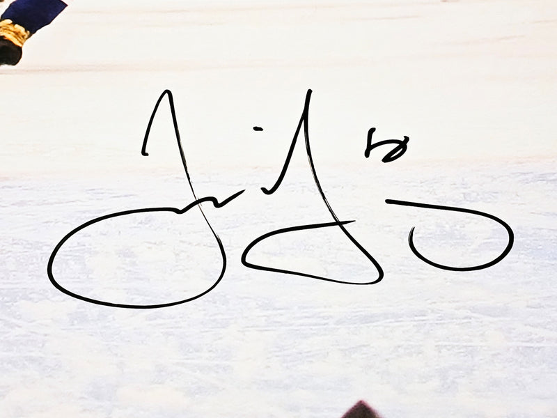 Jaromir Jagr Autographed 16x20 Photo New York Rangers Beckett BAS Witness Stock #219048