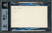 Dan Thomas Autographed 3x5 Index Card Milwaukee Brewers Beckett BAS #14297214