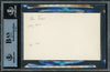 Dan Thomas Autographed 3x5 Index Card Milwaukee Brewers Beckett BAS #14297214