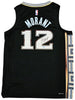 Memphis Grizzlies Ja Morant Autographed Black Nike City Edition Swingman Jersey Size 52 Beckett BAS QR Stock #218586