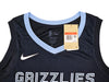 Memphis Grizzlies Ja Morant Autographed Dark Blue Nike Icon Edition Swingman Jersey Size 48 Beckett BAS QR Stock #218580
