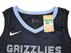 Memphis Grizzlies Ja Morant Autographed Dark Blue Nike Icon Edition Swingman Jersey Size 52 Beckett BAS QR Stock #218579