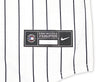 Chicago White Sox Bo Jackson Autographed White Pinstripe Nike Jersey Size L Beckett BAS Witness Stock #218040
