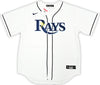 Tampa Bay Rays Wander Franco Autographed White Nike Jersey Size L "El Patron" JSA Stock #218682
