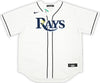 Tampa Bay Rays Wander Franco Autographed White Nike Jersey Size XL "El Patron" JSA Stock #218681