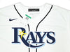 Tampa Bay Rays Wander Franco Autographed White Nike Jersey Size XL "El Patron" JSA Stock #218681