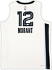 Memphis Grizzlies Ja Morant Autographed White Nike Association Edition Swingman Jersey Size 52 Beckett BAS QR Stock #218581