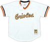 Baltimore Orioles Cal Ripken Jr. Autographed White Mitchell & Ness Authentic Batting Practice BP Jersey Size L "HOF 2007" Fanatics Holo Stock #218728