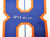 New York Mets Jacob deGrom Autographed White Nike Authentic Jersey Size 44 "18-19 NL CY" Fanatics Holo Stock #218734