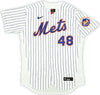 New York Mets Jacob deGrom Autographed White Nike Authentic Jersey Size 44 "18-19 NL CY" Fanatics Holo Stock #218734