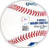 Matt McLain Autographed Official MLB Baseball Cincinnati Reds "MLB Debut 5/15/23" Beckett BAS Witness Stock #220359