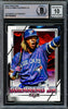 Vladimir Guerrero Jr. Autographed 2020 Topps Fire Card #148 Toronto Blue Jays Auto Grade Gem Mint 10 Beckett BAS #15859606
