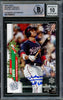 Juan Soto Autographed 2020 Topps Holiday Card #HW196 New York Mets Auto Grade Gem Mint 10 Beckett BAS #15860416