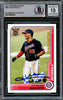 Juan Soto Autographed 2021 Topps Big League Card #290 New York Mets Auto Grade Gem Mint 10 Beckett BAS #15860525