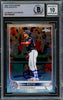 Juan Soto Autographed 2022 Topps Chrome Card #129 New York Mets Auto Grade Gem Mint 10 Beckett BAS #15860655