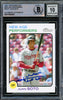 Juan Soto Autographed 2022 Topps Heritage New Age Performers Card #NAP-7 New York Mets Auto Grade Gem Mint 10 Beckett BAS #15860693