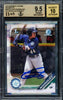 Julio Rodriguez Autographed 2019 Bowman Chrome Prospects 1st Bowman Rookie Card #BCP33 Seattle Mariners BGS 9.5 Auto Grade Gem Mint 10 Beckett BAS #15265557