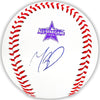 Mookie Betts Autographed Official 2021 All Star Game Logo MLB Game Baseball Los Angeles Dodgers Beckett BAS QR Stock #218699