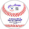 Mookie Betts Autographed Official 2021 All Star Game Logo MLB Game Baseball Los Angeles Dodgers Beckett BAS QR Stock #218699