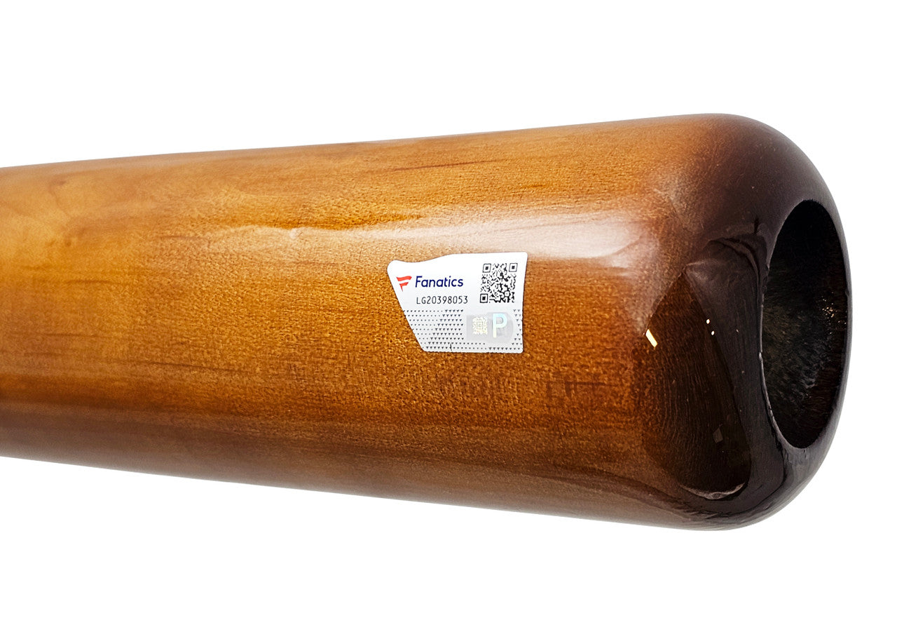 Anthony Volpe Autographed Brown Victus Player Model Bat New York Yankees "MLB Debut 3-30-23" Fanatics Holo Stock #218763